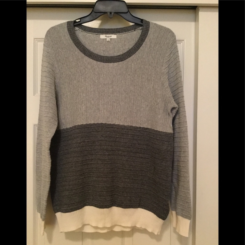 Madewell “COLOR BLOCKED” Sweater